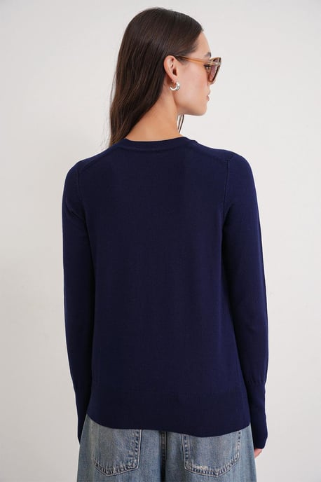 Rundhals Strickpullover - Image 6