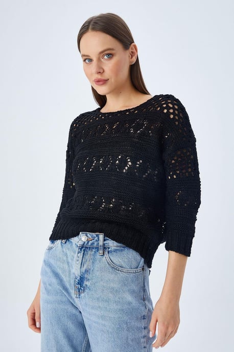 Löcherstrickpullover - Image 2