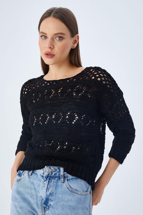 Löcherstrickpullover - Image 3