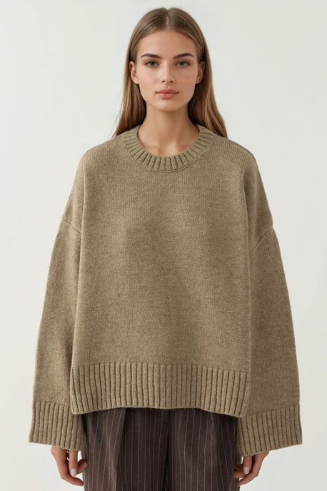 Dicker Rundhals Extra Weich Touch Pullover - Image 1