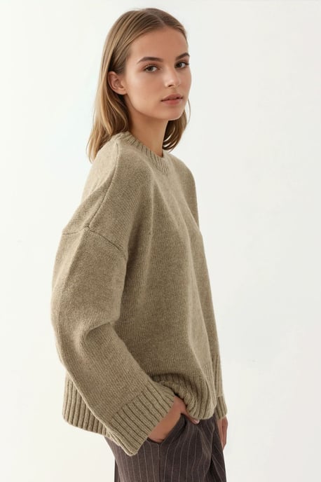 Dicker Rundhals Extra Weich Touch Pullover - Image 2