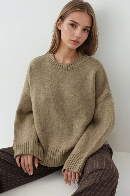 Dicker Rundhals Extra Weich Touch Pullover - Image 4