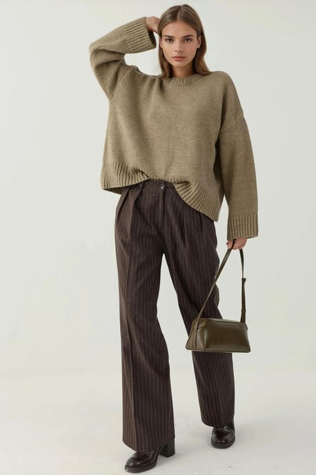 Dicker Rundhals Extra Weich Touch Pullover - Image 5