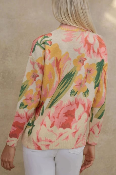 Jacquard-Strickpullover mit Rundhalsausschnitt - Image 4