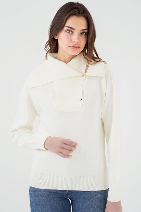 Acryl Strickjacke mit Schalkragen - Image 4