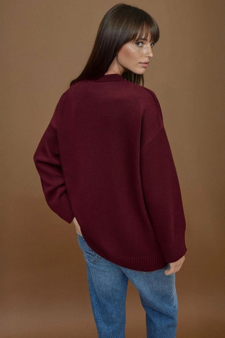 Dicker Strick Crewneck Langpullover - Image 5