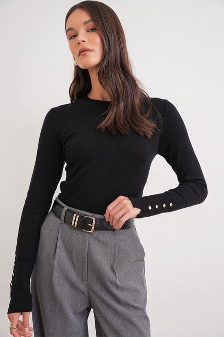 Rundhals Strickpullover - Image 3