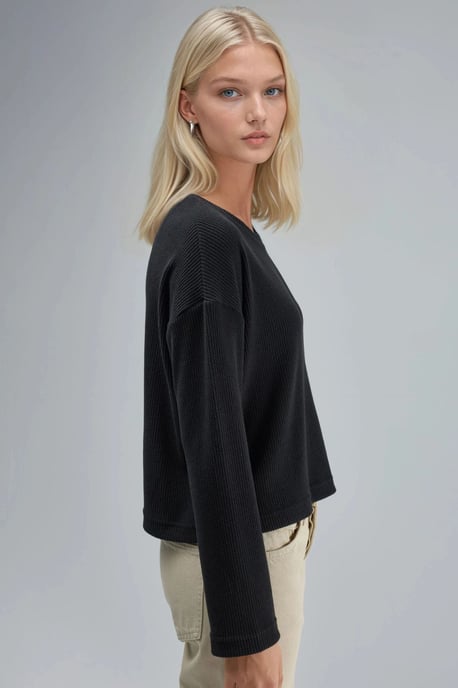 Rippstrick Crew Neck Pullover - Image 5