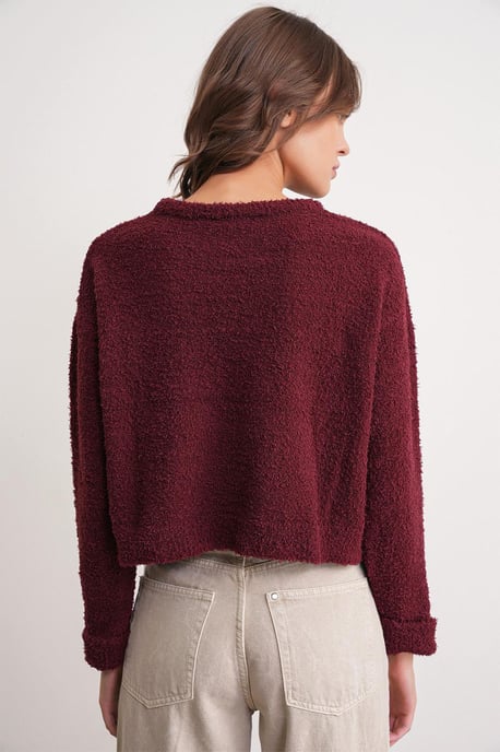 Plüschstrick-Crop-Pullover - Image 6