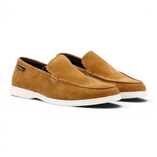 Ben Sherman Herren-Loaferschuhe aus braunem Wildleder – Amarillo - Image 3