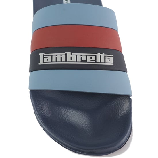 Lambretta Prince Herren Blau Slides - Image 4