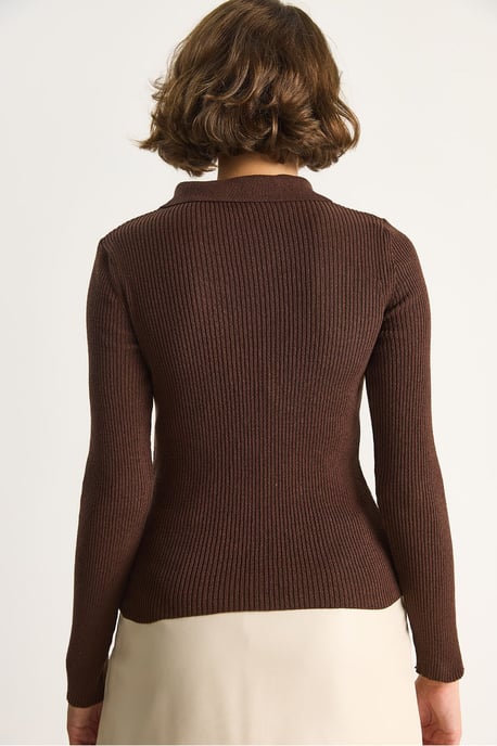 Pullover mit Reißverschluss-Kragen - Image 6