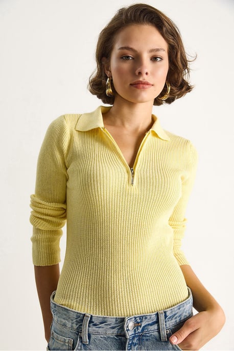 Pullover mit Reißverschlusskragen - Image 2