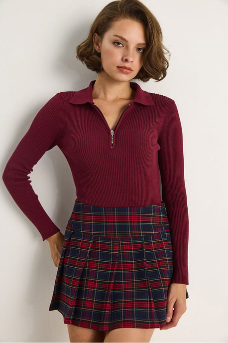 Pullover mit Reißverschlusskragen - Image 3