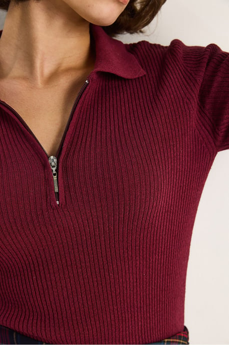 Pullover mit Reißverschlusskragen - Image 5