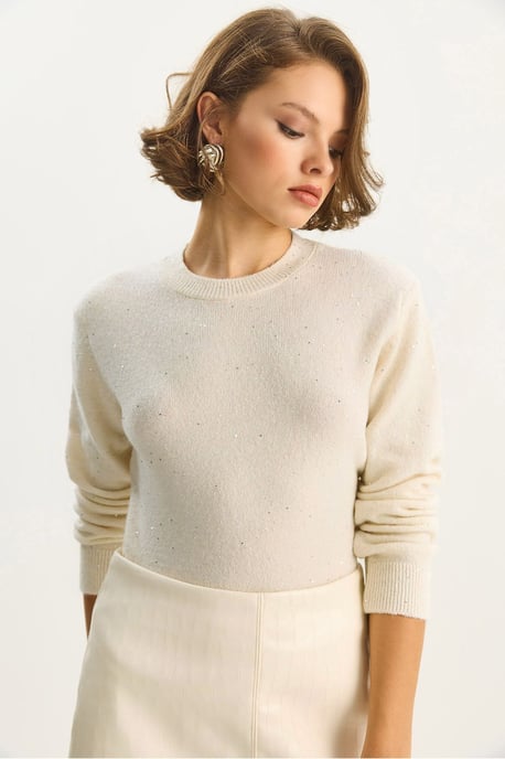 Rundhals Strickpullover - Image 4