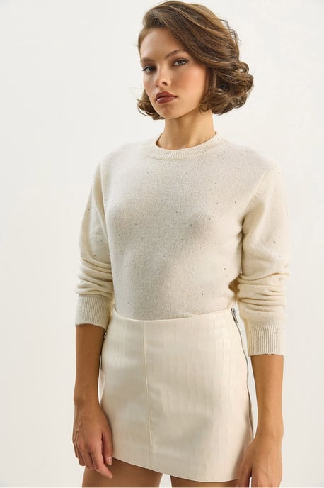 Rundhals Strickpullover - Image 5