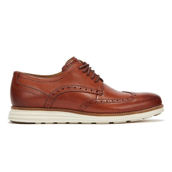 Cole Haan ØriginalGrand Shortwing Oxford Herren Braun / Weiß Brogues - Image 5