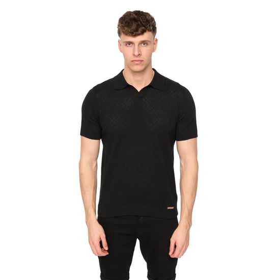 Duck and Cover - "Dedham" Poloshirt für Herren (Schwarz) - Image 1