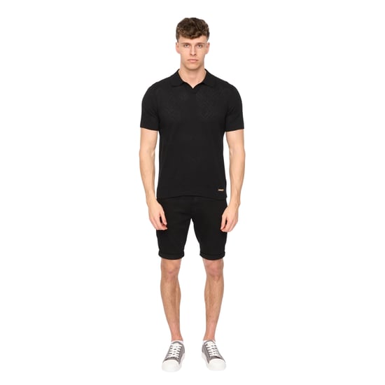 Duck and Cover - "Dedham" Poloshirt für Herren (Schwarz) - Image 4