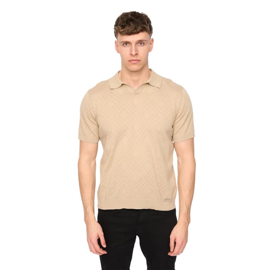 Duck and Cover - "Dedham" Poloshirt für Herren (Steinfarben) - Image 1