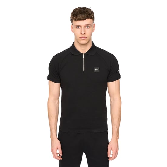 Duck and Cover - "Topfield" Poloshirt für Herren (Schwarz) - Image 1