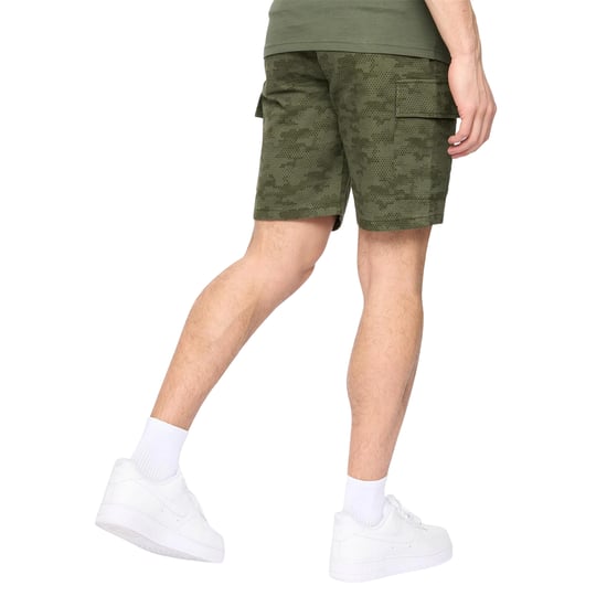 Crosshatch - "Janscore" Cargo-Shorts für Herren (Tiefes Olivgrün) - Image 2