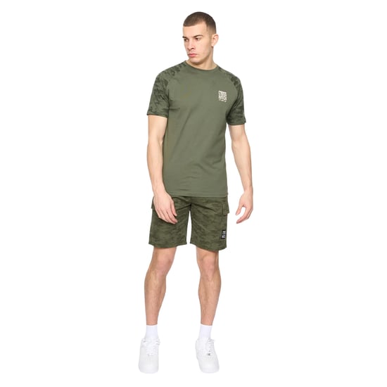 Crosshatch - "Janscore" Cargo-Shorts für Herren (Tiefes Olivgrün) - Image 3