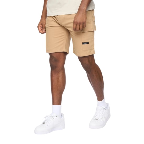 Crosshatch - "Utilate" Cargo-Shorts für Herren (Steinfarben) - Image 1