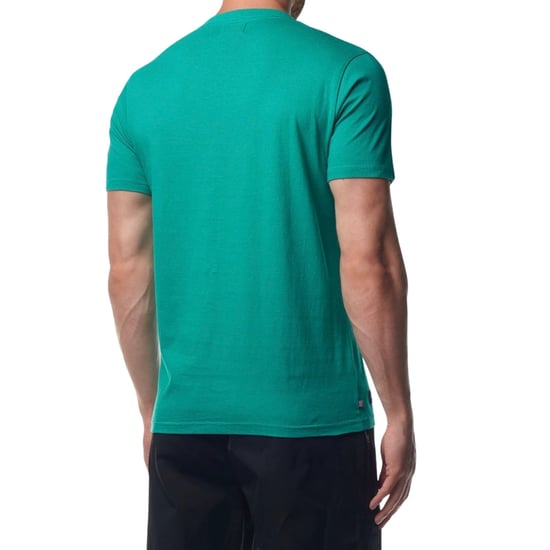 Aquascutum Active Beach Basic T-shirt Mit Großem Logo, Grün - Image 4