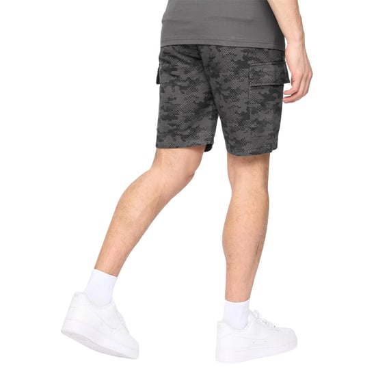 Crosshatch - "Janscore" Cargo-Shorts für Herren (Dunkelgrau) - Image 2