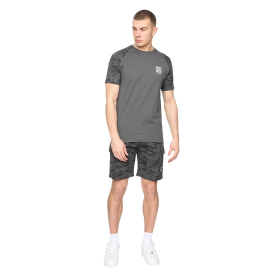 Crosshatch - "Janscore" Cargo-Shorts für Herren (Dunkelgrau) - Image 3