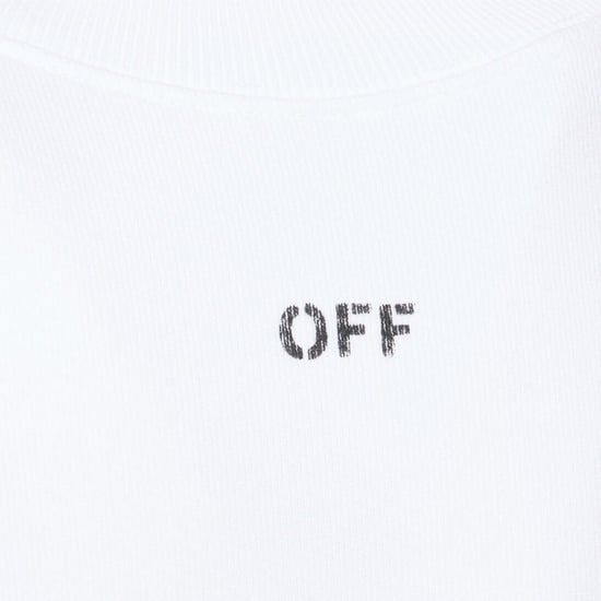 Off-white Off Stamp Skate Crewneck Weiß - Image 3