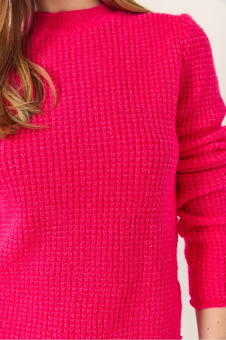 Strukturierter Rippstrick-Pullover mit Rundhalsausschnitt - Image 5