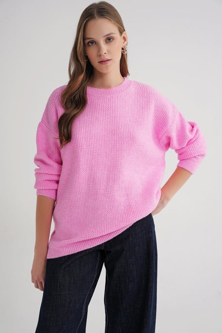 Langarm-Rippstrickpullover - Image 1