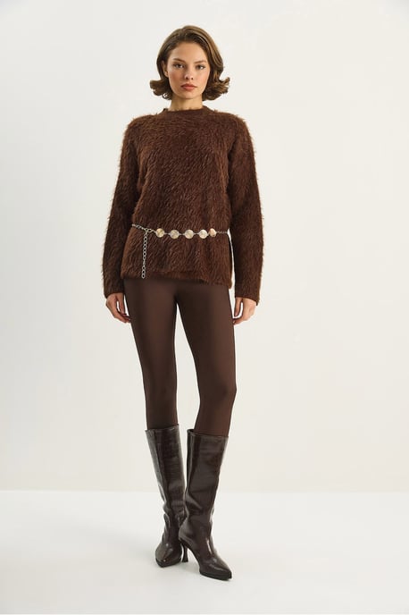 Strukturiertes Strickpullover - Image 2