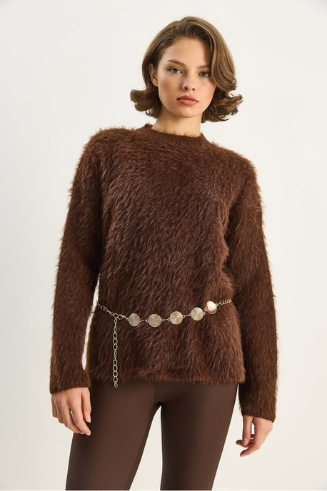 Strukturiertes Strickpullover - Image 5