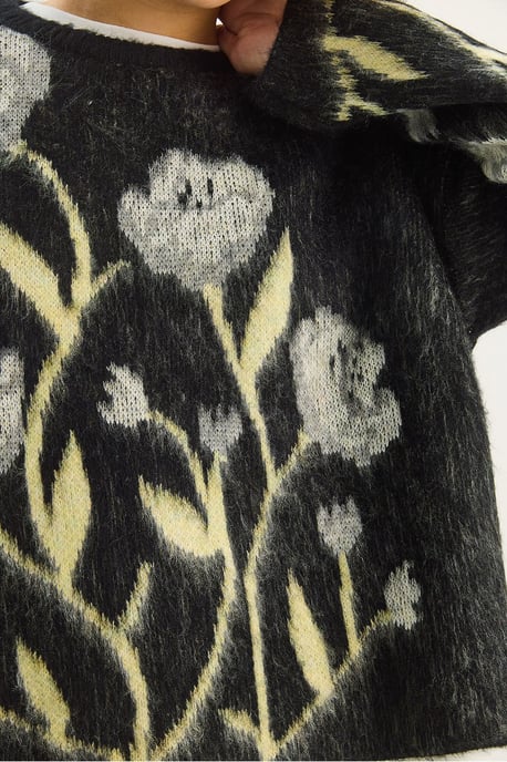 Crewneck-Blütenpullover - Image 5