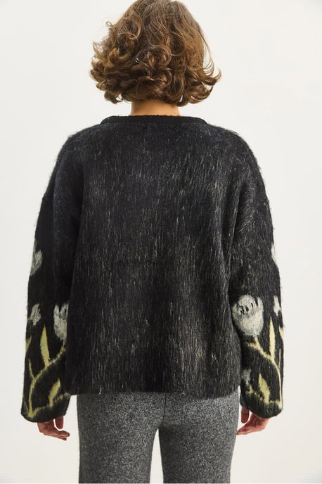 Crewneck-Blütenpullover - Image 6