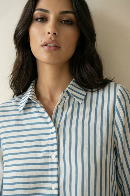 Gestreiftes Button-Up-Shirt - Image 4