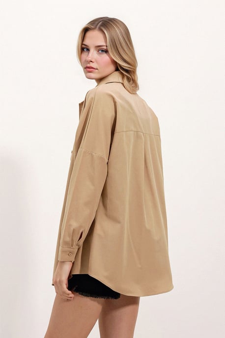 Oversized Popeline 2er-Pack Hemd - Image 4