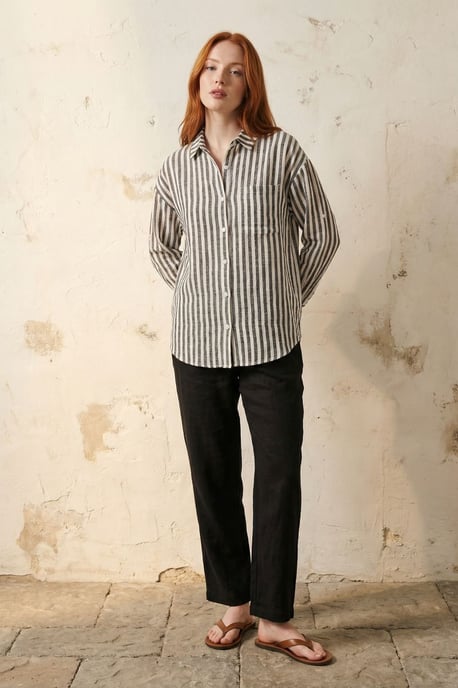 Gestreiftes Button-Down Hemd - Image 2