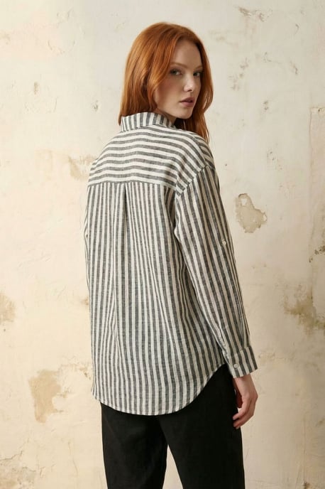 Gestreiftes Button-Down Hemd - Image 3