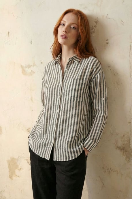 Gestreiftes Button-Down Hemd - Image 4
