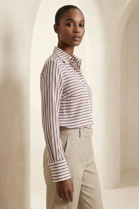 Gestreiftes Button-Down Hemd - Image 3