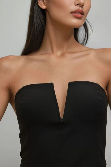 Trägerloses Enges Crop Top - Image 3