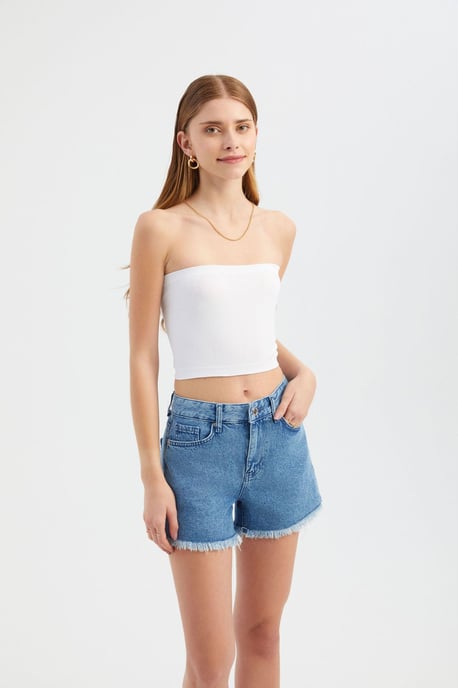 Tragefreies Basic-Crop-Top - Image 2
