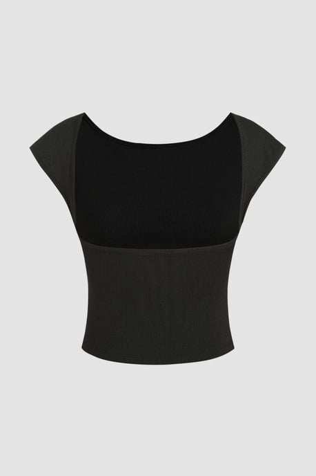 Offenes Rücken-Crop-Top - Image 3