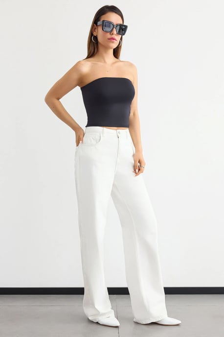 Trägerloses Crop Top - Image 3