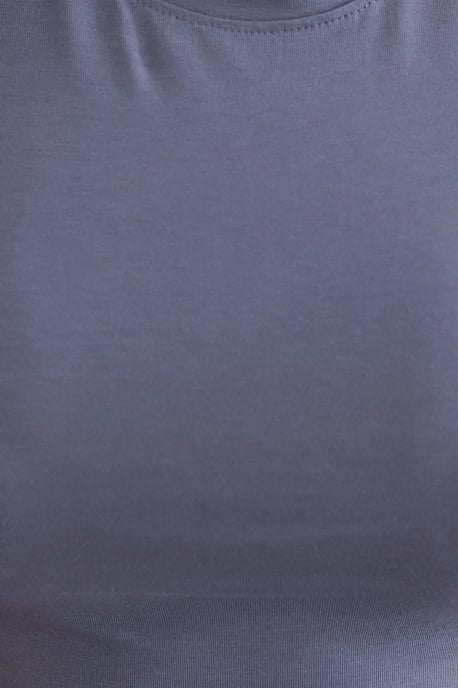 Crew Neck Basic Crop-Top - Image 5
